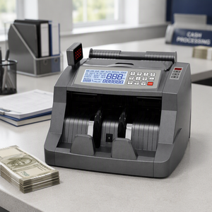 Compteur de billets multi-devises AL-6300 avec détection IR, UV, DD et MG, reconnaissance automatique <span class=keywords><strong>des</strong></span> devises, alimentation par prise secteur - Product Image 5