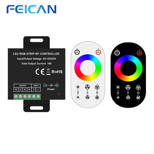 New Design Fc 010 Rf Led Rgb Controller for Rgb Bar Light Mini Full Touch Remote Control