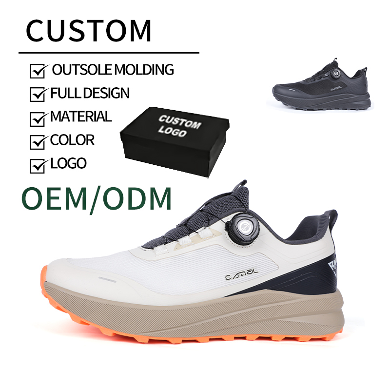 Customized Rubber Outsole Light Weight Low Cut Casual Running Shoes Breathable Comfortable Fashion Outdoor Shoes Trekking Shoes