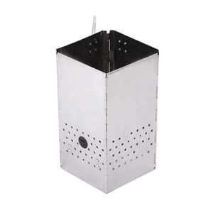 Barbecue au charbon de bois en acier inoxydable épaissi, barbecue d'extérieur portable pliable, foyer chauffant, vente en gros - Product Image 4