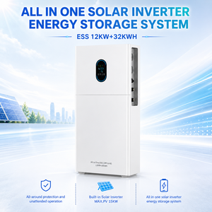 แบตเตอรี่ไฮบริดออลอินวัน EU Spec 12kW 32kWh 220V เฟสเดียว แรงดันต่ำ มาตรฐาน IP65 สำหรับใช้งานกลางแจ้ง เหมาะสำหรับการจัดเก็บพลังงานภายในบ้าน - Product Image 2