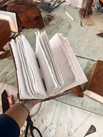 Couverture de cahier A5 pur coton imprimé, faite à la main, conception personnalisée, couverture en tissu, couture à la selle, meilleur prix de gros, couture à fil