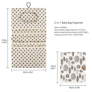 Tragbarer Baby wasch beutel, Windel tasche mit nasser Handtuch box, wieder verwendbarer wasserdichter Stoffwindel-Nass-Packs ack für Kleinkinder - Product Image 6