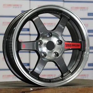 Kaliteli toptan alaşım jantlar ucuz 18x8.0 hiper siyah alaşım jant jantlar 18 inç 5 delik yolcu araba tekerlek