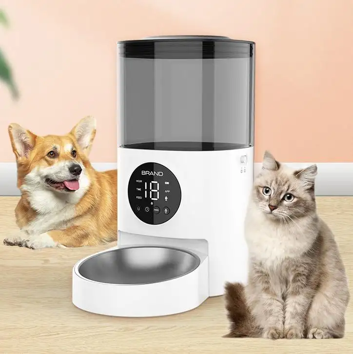 Automatic Pet Feeder Wi-Fi Enabled Smart Cat Dog Food Dispenser Electric Pet Auto Feeder