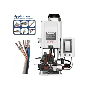 ZJ20S Super Mute Lug Fully Cut Strip Crimp Terminal Stripping And Automatic Cutting Electric Cable Wire Crimping Machine