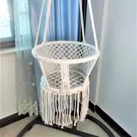 Chaise suspendue en macramé bohème pour chambre de bébé, chaise suspendue d'intérieur pour enfant, hamac suspendu au plafond pour enfant