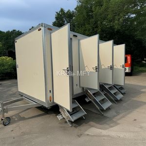 Toilettes et douche portables combinées de luxe 2025, populaires aux États-Unis, remorque de salle de bain, remorques de toilettes - Product Image 6