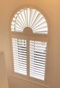 Persiane in legno di legno di alta qualità persiane in PVC in plastica plantare persiane per finestre adatte a tutti i paesi - Product Image 6