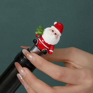 Santa Claus Resin <b>Wine</b> <b>Stopper</b> Christmas Bottle Seal Preservation Gift - Product Image 1