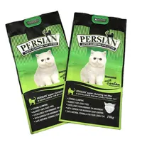 Пластиковая упаковка для сухого корма для собак и кошек Custom Flat Bottom 10 кг 15 кг