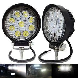 YX Vente en gros DRL double couleur blanc ambre 27W, éclairage de travail LED mince encastré pour camion 12v, tout-terrain, voitures - Product Image 1