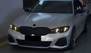 Facelift Série 3 G20 G21 Snake Eyes <span class=keywords><strong>Cobra</strong></span> Style Blanc-Jaune Interrupteur Phares LED pour BMW 2019 - <span class=keywords><strong>2022</strong></span> Phares Non Laser - Product Image 5