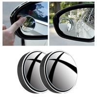360 rotatif pousser voiture vue arrière petit miroir rond grande Vision inverse aide angle mort miroir voiture accessoires pour miroir de voiture