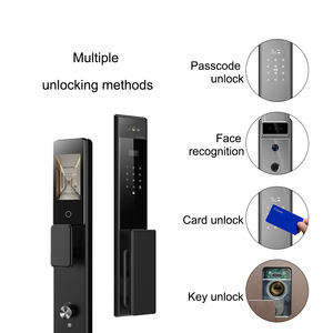 YOLOCK 보안 Fechadura 디지털 얼굴 인식 Tuya 열쇠가없는 항목 생체 인식 지문 지능형 코드 생체 인식 도어록 - Product Image 3