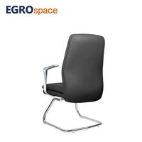 Chaise de Visiteur en Cuir EGROspace pour Conférences et Bureaux Professionnels