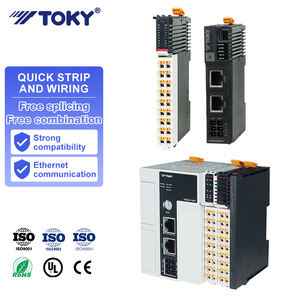 간단한 배선 4 입력 채널 50mA 광커플러 절연 열전대 PLC 온도 제어 모듈 - Product Image 1