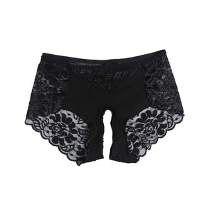Ouvert entrejambe sous-vêtements culottes évider voir à travers la dentelle slips découpés culotte Lingerie douce - Product Image 6