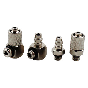 LiYuan Conectores Rápidos Miniatura de Latón para Manguera de Aire, Conexión Roscada Recta y Codo PC6 M5 6 M6 4 M5 4 M6 M3 - Product Image 3