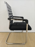 Chaise De Bureau de haute qualité pas cher Foshan chaise de bureau sans tissu maillé de roue pour réunion réception visiteur invité attente