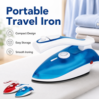 Fer à repasser électrique portable pliable avec poignée, température réglable, compact, idéal pour les voyages, pour la maison et l'hôtel, OEM ODM