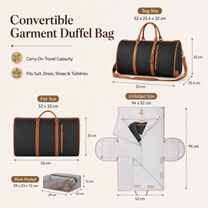 <span class=keywords><strong>Bolsa</strong></span> <span class=keywords><strong>de</strong></span> Viaje Plegable <span class=keywords><strong>de</strong></span> Cuero PU con Logotipo Personalizado, Gran Capacidad, Antiarrugas, <span class=keywords><strong>para</strong></span> Trajes, con Compartimento <span class=keywords><strong>para</strong></span> Zapatos - Product Image 2