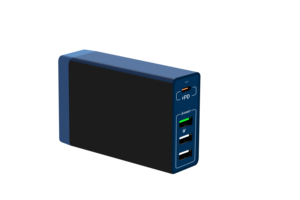 65W 4พอร์ต USB C PD ชาร์จได้อย่างรวดเร็ว, PD บล็อกที่ชาร์จ QC 65W USB C อะแดปเตอร์แล็ปท็อปสำหรับ <span class=keywords><strong>mcbook</strong></span> <span class=keywords><strong>pro</strong></span>/ Air,Pad <span class=keywords><strong>Pro</strong></span> - Product Image 3