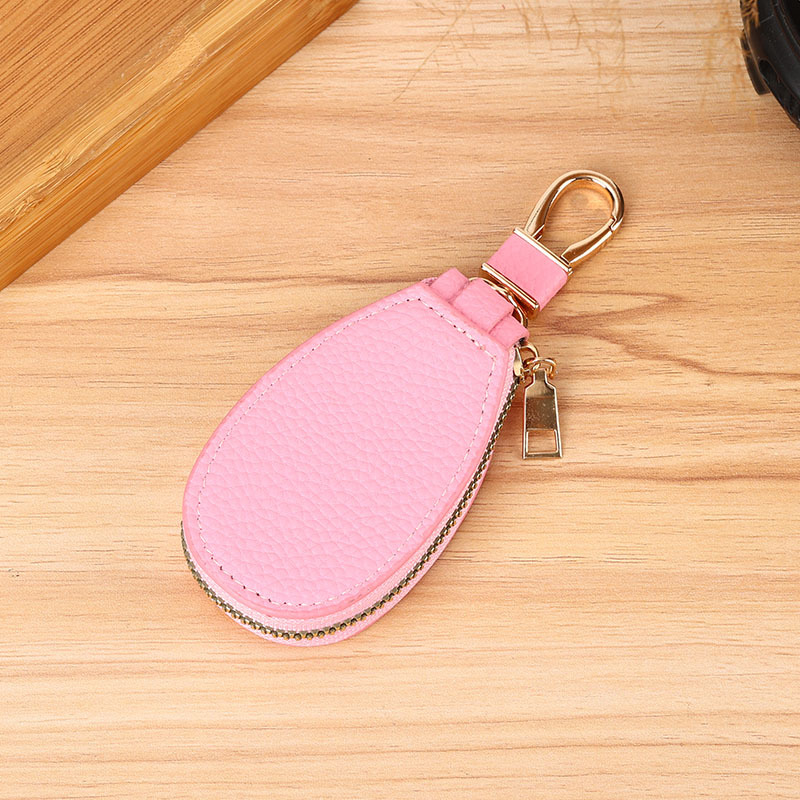 Leather Car Key Case with Hanging Buckle Keyring Chain - Shenzhen Me Booming Innovate Technology Co.