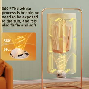 Séchoir 3-en-1 <span class=keywords><strong>pour</strong></span> chaussures et vêtements, pliable, portable, électrique, suspendu, avec minuterie intelligente, séchage rapide <span class=keywords><strong>pour</strong></span> camping-car et maison - Product Image 2