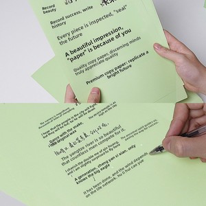 <span class=keywords><strong>Carta</strong></span> per Stampa e <span class=keywords><strong>Fotocopie</strong></span> <span class=keywords><strong>A4</strong></span> Verde Chiaro 70g/80g, Forniture per Ufficio Colorate all'Ingrosso, 1x100 Fogli, Origami Fatto a Mano - Product Image 5