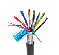 Câble de signal blindé torsadé multicœur en cuivre RVSP 0,2 mm² 0,3 mm² 0,5 mm² isolé PVC pour commande