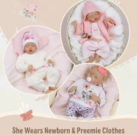 Babeside Vente en Gros Poupées Reborn Réalistes de Haute Qualité Bébé Filles en Vinyle Souple Cadeau Poupée Reborn en Silicone Corps Entier Plus Vraie que Nature
