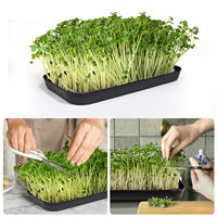 Kit de culture de micro-légumes EDKFARM, auto-arrosant, en fer et alliage d'aluminium de qualité alimentaire, pour culture hydroponique de légumes d'intérieur