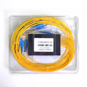 ABS Box Type Optical Splitter Fiber Optic Splitter PLC Spliter Optical SC 1x2 1x4 1x8 1x16 1x32 1x64 2x2 2x4 2x8