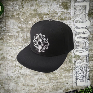 Topi Baseball Hip-Hop Bordir CH Cro Trend Baru untuk Pria, Pelindung Matahari dengan Huruf untuk Perjalanan, Bahan Umum, Pinggiran Melengkung - Product Image 3