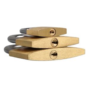 Candado de latón fino de 25mm con llave, candado pequeño para equipaje barato - Product Image 1