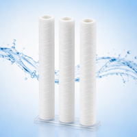 Cartouche filtrante DM de 10 pouces à noyau en PP de 5 microns, enroulée en fil, pour la préfiltration de l'eau municipale