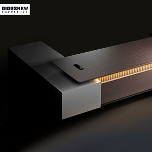 Bureaux d'ordinateur en bois MDF modernes et simples Table de bureau avec tiroir de rangement pour l'employeur patron COE - Product Image 2