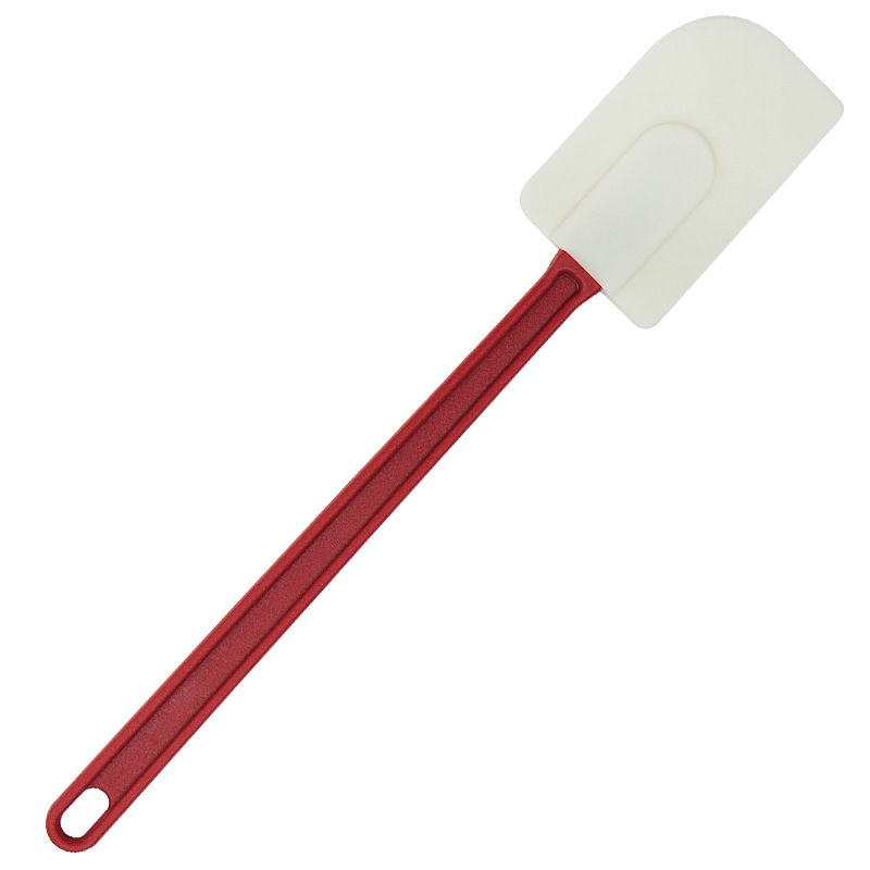 White with red