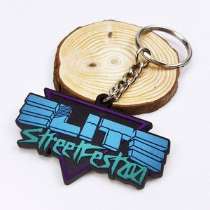 Vente en gros de porte-clés en silicone de conception originale, porte-clés en PVC personnalisés pour cadeaux - Product Image 2