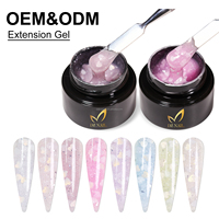 Gel d'extension pour ongles HEMA&TPO Free Sweet Heart, faible odeur, longue tenue, gel dur pour nail art, étiquette privée personnalisée