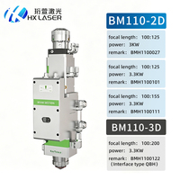 Tête de découpe laser HXLASER Raytools BM 110 / BS03k CAT / BT220 + Système de contrôle laser à fibre XC3000 Plus XC4000T pour la découpe laser