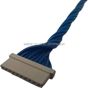 HRS 오리지널 1.25mm 피치 DF14-10S-1.25C + DF14-2638SCFA + Linksinet UL1571-26AWG 고객용 맞춤형 배선 하네스 - Product Image 3