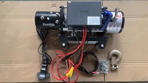 Chất lượng cao 12V không dây Tời điện 13500lb tời Neo biển tời với bộ dụng cụ điều khiển từ xa - Product Image 3