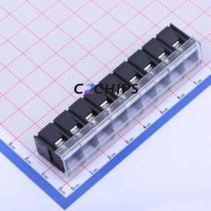 KF38C-8.25-9P Barrier Terminal Block Through hole Component (THT),P=8.25mm Connector With Cover Plate 8.25mm 1x9P Straight Pin - Product Image 1