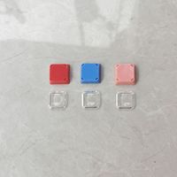 Various Macaron Xda Profile PBT Pc Blank Mirror Top Cap Frosted Keycap MX Cross 1u Keycap for Mx Switch Mechanical Keyboard