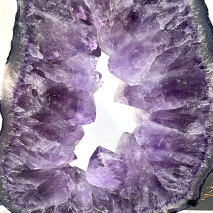 Sỉ buôn tinh thể đá chữa bệnh thạch anh tự nhiên, lát đá thạch anh tím, đá mã não, thạch anh dạng geode, lát đá druzy - Product Image 5