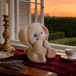 Moule en silicone 3D Lapin aux grandes oreilles couvrant la bouche, design mignon de dessin animé pour bougies, savons, résine, gypse, aromathérapie, artisanat DIY - Product Image 2