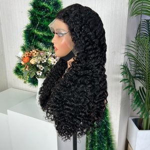 Perruque sans colle en cheveux humains bouclés style birman, avec dentelle frontale transparente et boucles en spirale, pour femmes - Product Image 3