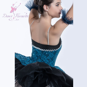 19502 azul oscuro encaje negro falda tutú <span class=keywords><strong>para</strong></span> las <span class=keywords><strong>niñas</strong></span> y las mujeres <span class=keywords><strong>de</strong></span> la etapa <span class=keywords><strong>de</strong></span> <span class=keywords><strong>ballet</strong></span>/tutús - Product Image 6